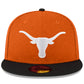 TEXAS LONGHORNS TWO-TONE EVERGREEN 9FIFTY SNAPBACK HAT - ORANGE/BLACK