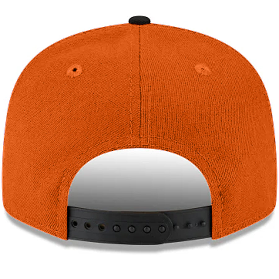 TEXAS LONGHORNS TWO-TONE EVERGREEN 9FIFTY SNAPBACK HAT - ORANGE/BLACK