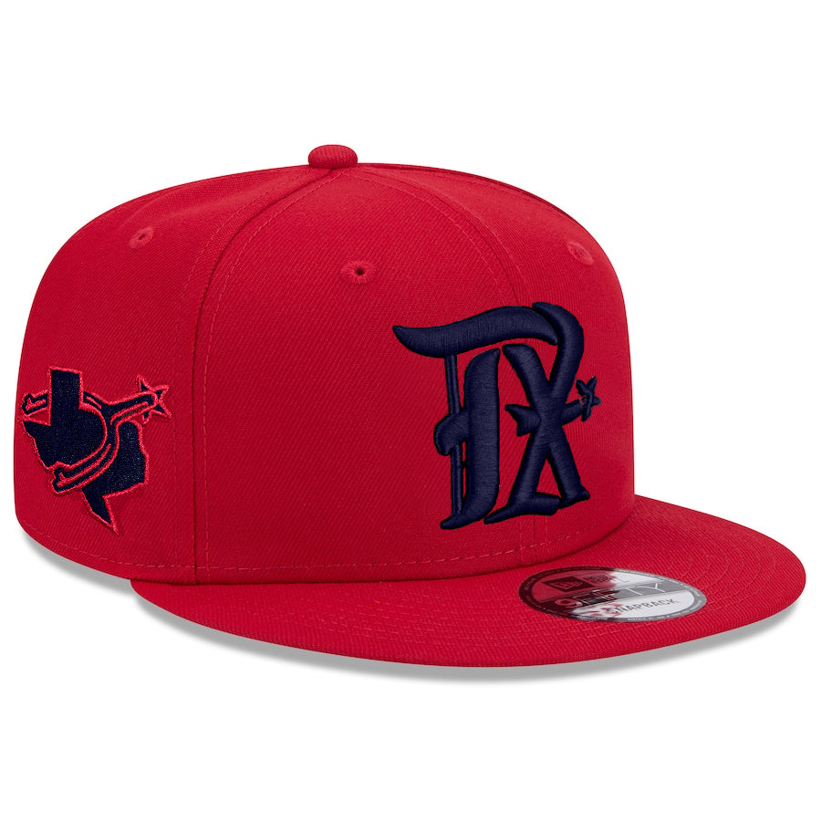 TEXAS RANGERS 2023 MLB CITY CONNECT 9FIFTY SNAPBACK HAT - RED