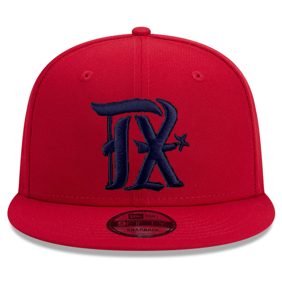 TEXAS RANGERS 2023 MLB CITY CONNECT 9FIFTY SNAPBACK HAT - RED