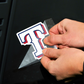 TEXAS RANGERS 4"X4" PERFECT CUT DECAL