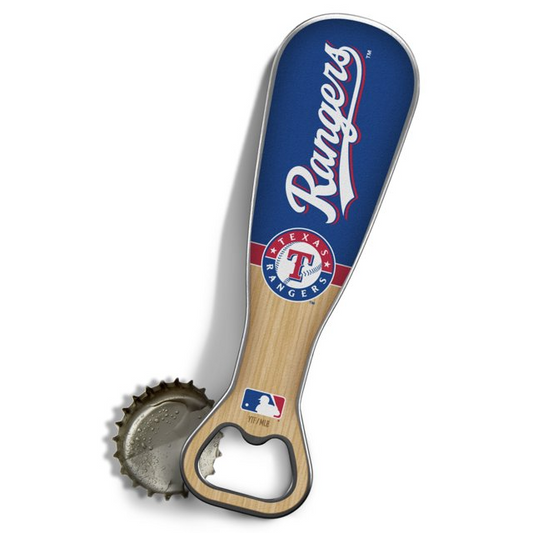 TEXAS RANGERS BASEBALL BAT BOTTLE OPENER