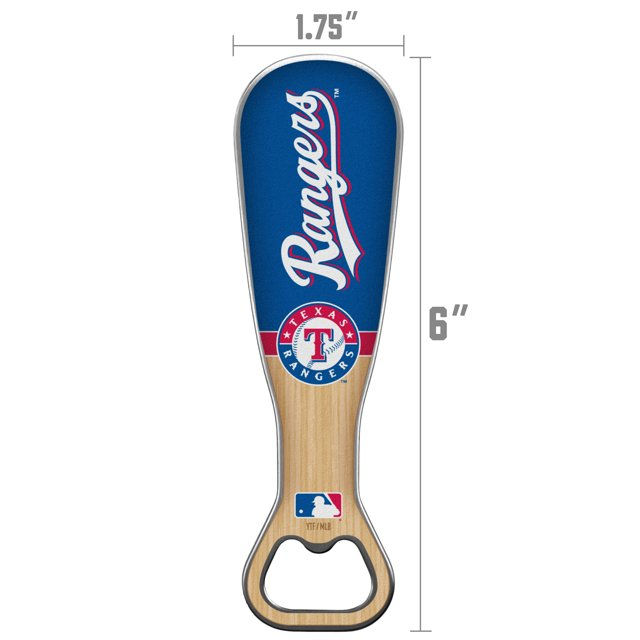 TEXAS RANGERS BASEBALL BAT BOTTLE OPENER
