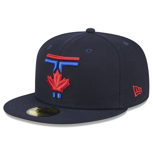 TORONTO BLUE JAYS 2024 MLB CITY CONNECT 59FIFTY FITTED HAT - NAVY