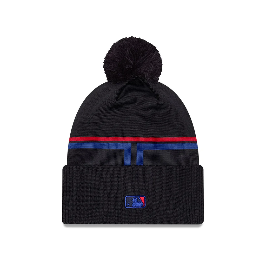 TORONTO BLUE JAYS CITY CONNECT CUFFED KNIT BEANIE WITH POM