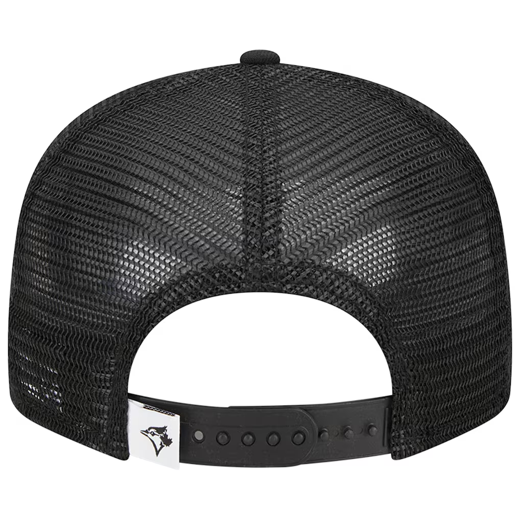TORONTO BLUE JAYS EVERGREEN TRUCKER 9FIFTY SNAPBACK HAT - BLACK/WHITE