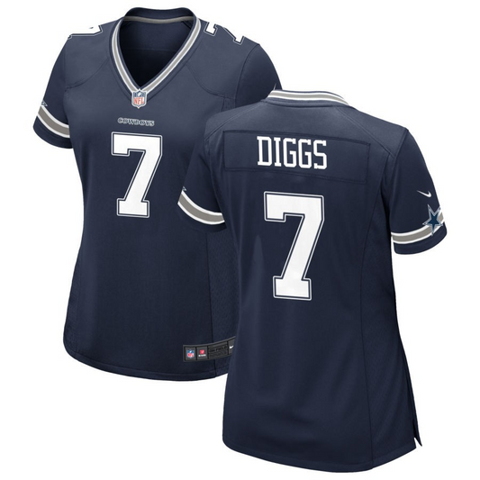 DALLAS COWBOYS TREVON DIGGS WOMEN'S GAME NIKE JERSEY - NAVY