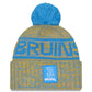 UCLA BRUINS 2025 SIDELINE COLD WEATHER CUFFED KNIT WITH POM - BLUE