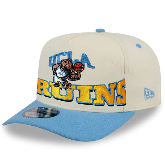 UCLA BRUINS MARCH MADNESS 9FIFTY A-FRAME SNAPBACK HAT - CHROME WHITE/POWDER BLUE