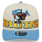 UCLA BRUINS MARCH MADNESS 9FIFTY A-FRAME SNAPBACK HAT - CHROME WHITE/POWDER BLUE
