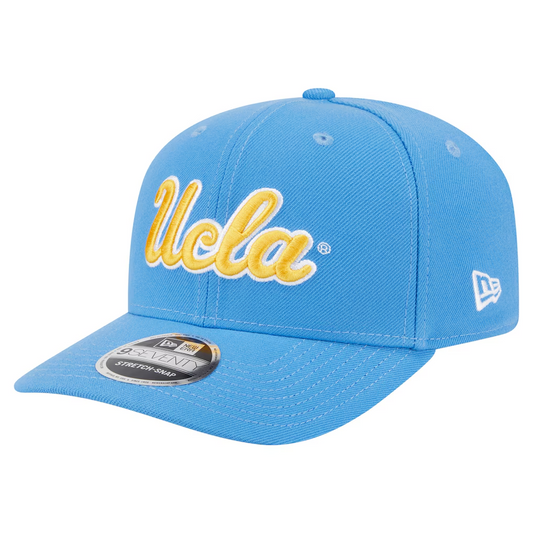 UCLA BRUINS TEAM COLLECTIVE 9SEVENTY STRETCH-SNAP ADJUSTABLE HAT - POWDER BLUE