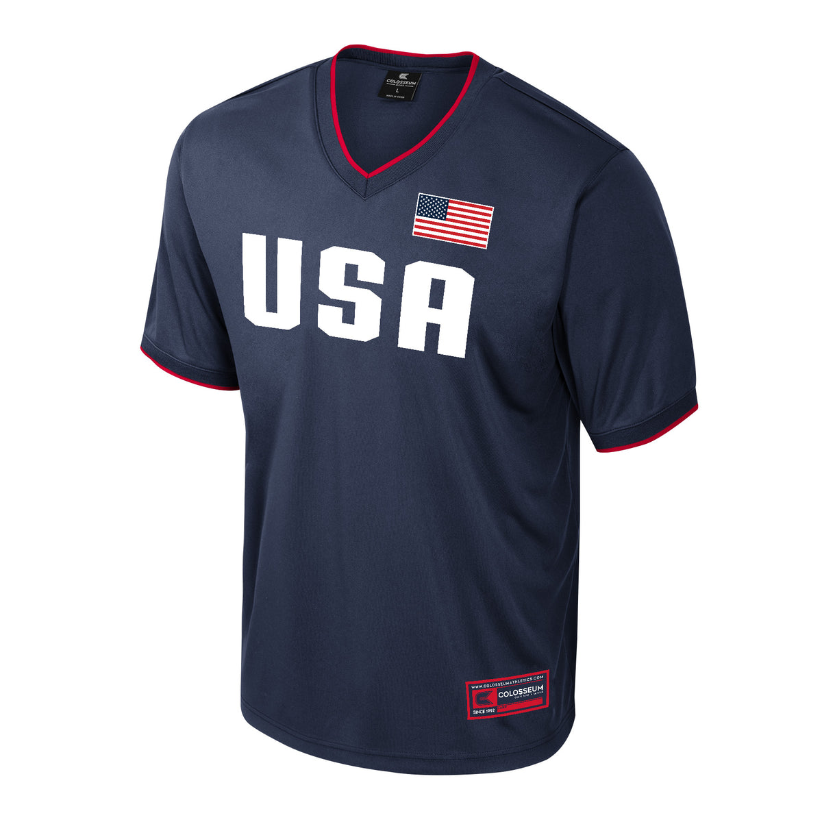 UNITED STATES MEN'S COLOSSEUM SOCCER JERSEY - NAVY