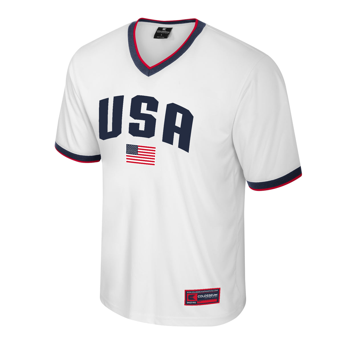 UNITED STATES MEN'S COLOSSEUM SOCCER JERSEY - WHITE
