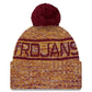 USC TROJANS 2025 SIDELINE COLD WEATHER CUFFED KNIT WITH POM - RED