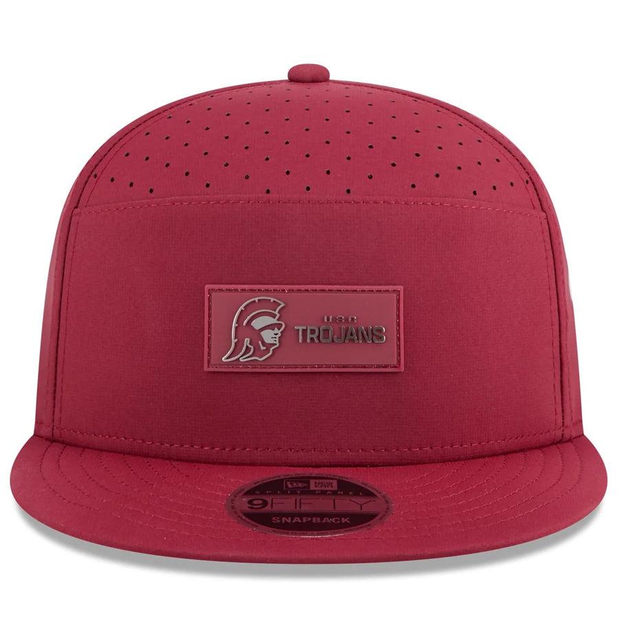 USC TROJANS 2025 SIDELINE SPLIT PANEL 9FIFTY SNAPBACK HAT - BURGUNDY