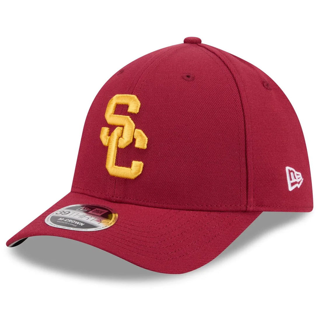 USC TROJANS TEAM 39THIRTY M-CROWN FLEX FIT HAT - BURGUNDY