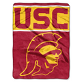 USC TROJANS TEAM 60"X80" ROYAL PLUSH RASCHEL BLANKET