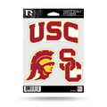 USC TROJANS TRIPLE SPIRIT DECAL SET