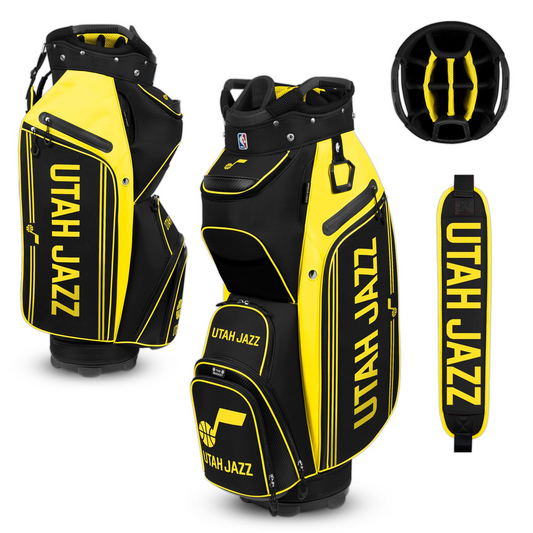 UTAH JAZZ TEAM EFFORT BUCKET III COOLER CART GOLF BAG