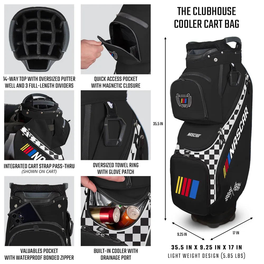 VIRGINIA TECH HOKIES THE CLUBHOUSE COOLER CART BAG