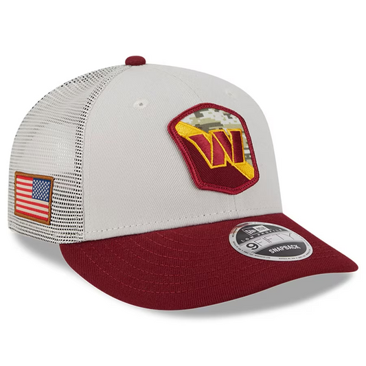 WASHINGTON COMMANDERS 2023 SALUTE TO SERVICE LOW PROFILE 9FIFTY SNAPBACK