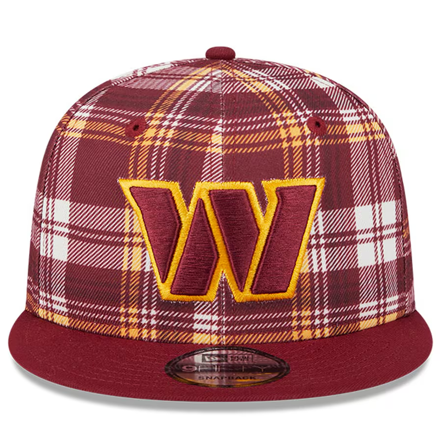WASHINGTON COMMANDERS 2024 NFL SIDELINE STATEMENT 9FIFTY SNAPBACK HAT - BURGUNDY
