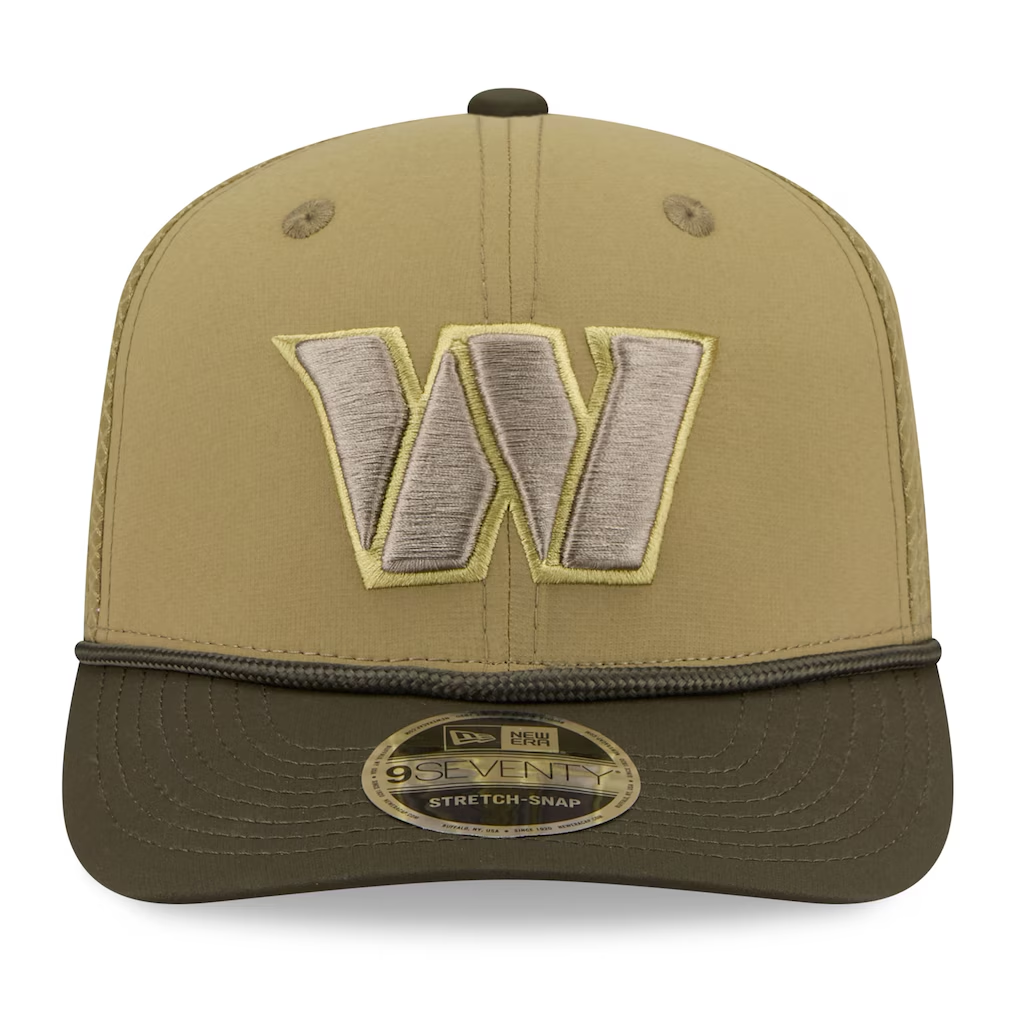 WASHINGTON COMMANDERS 2025 NFL SALUTE TO SERVICE 9SEVENTY ADJUSTABLE HAT - GREEN