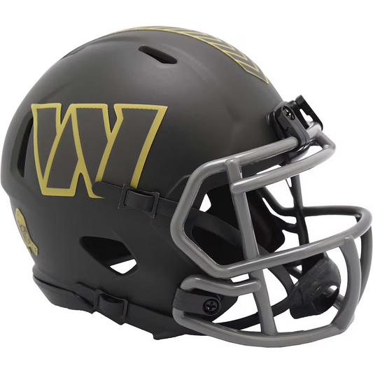 WASHINGTON COMMANDERS 2025 NFL SALUTE TO SERVICE RIDDELL SPEED MINI HELMET