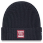 WASHINGTON COMMANDERS 2025 SIDELINE COLD WEATHER CUFFED KNIT - CHARCOAL