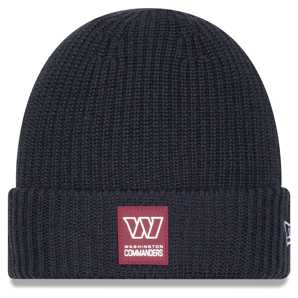WASHINGTON COMMANDERS 2025 SIDELINE COLD WEATHER CUFFED KNIT - CHARCOAL