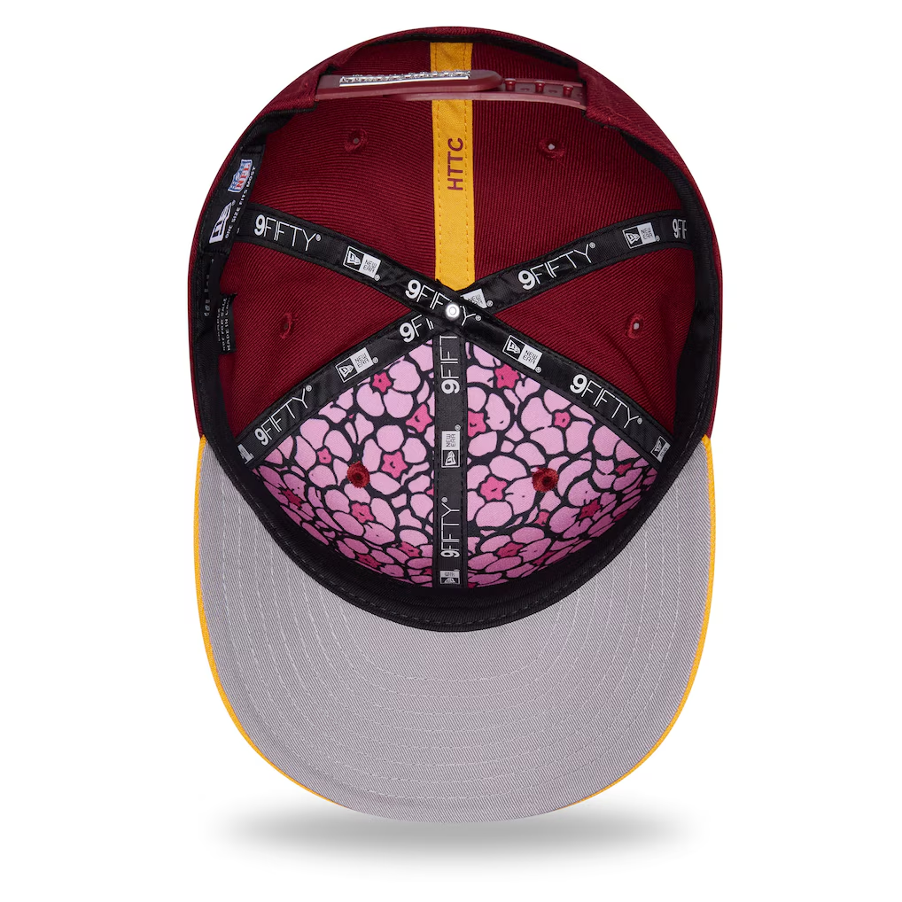WASHINGTON COMMANDERS 2026 NFL DRAFT 9FIFTY SNAPBACK HAT - MAROON/GOLD