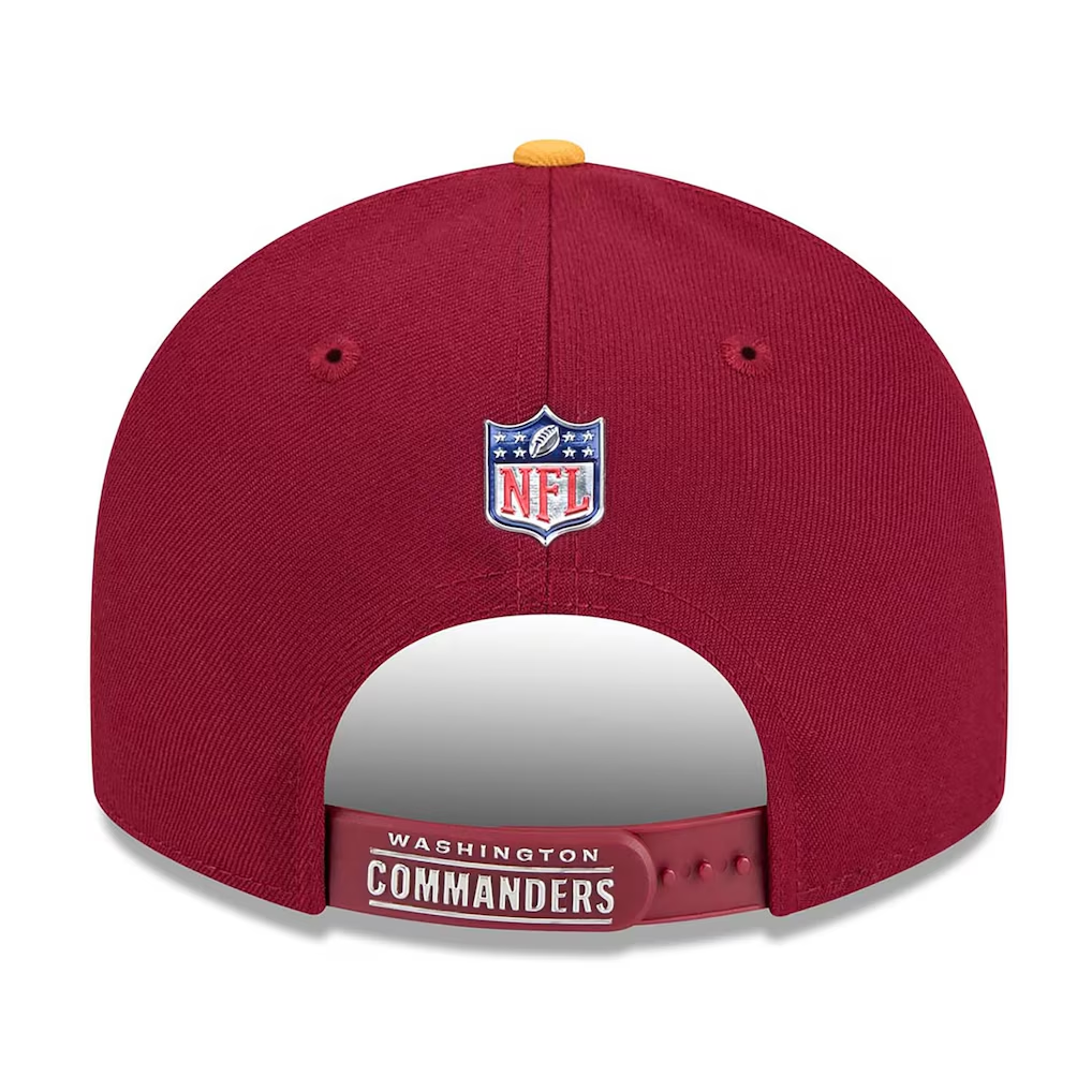 WASHINGTON COMMANDERS 2026 NFL DRAFT 9FIFTY SNAPBACK HAT - MAROON/GOLD