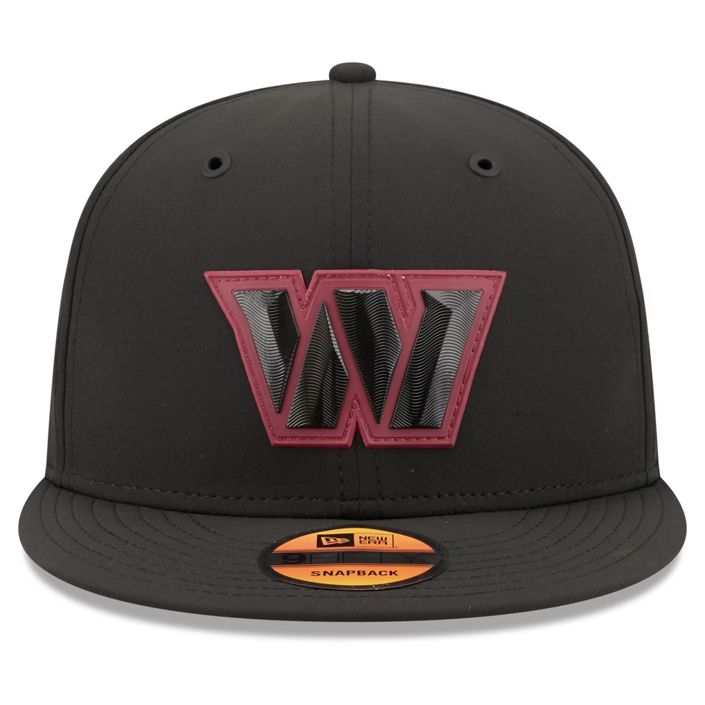 WASHINGTON COMMANDERS 2026 NFL SIDELINE 9FIFTY SNAPBACK HAT - BLACK