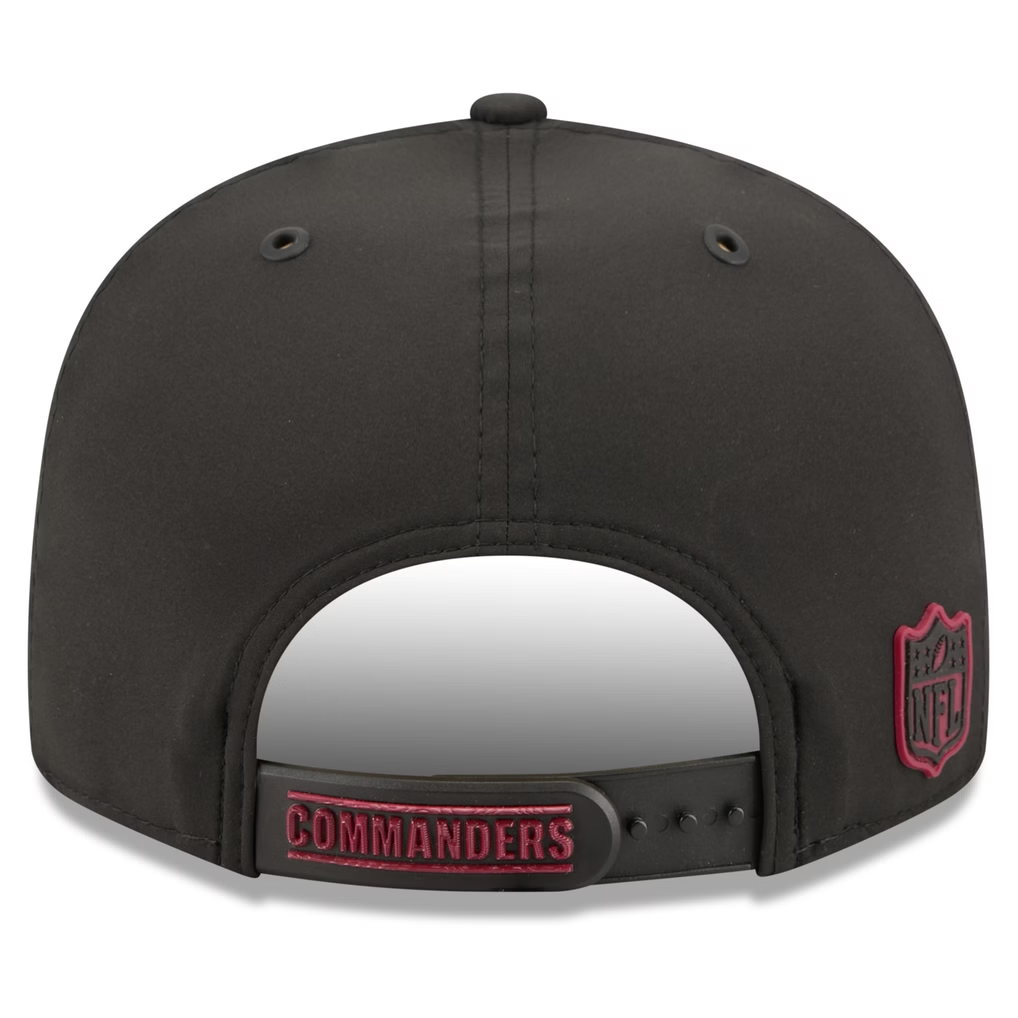WASHINGTON COMMANDERS 2026 NFL SIDELINE 9FIFTY SNAPBACK HAT - BLACK