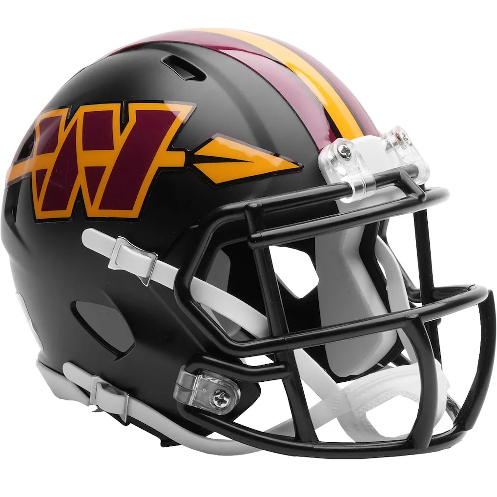 WASHINGTON COMMANDERS 2026 ON FIELD ALTERNATE RIDDELL MINI SPEED HELMET