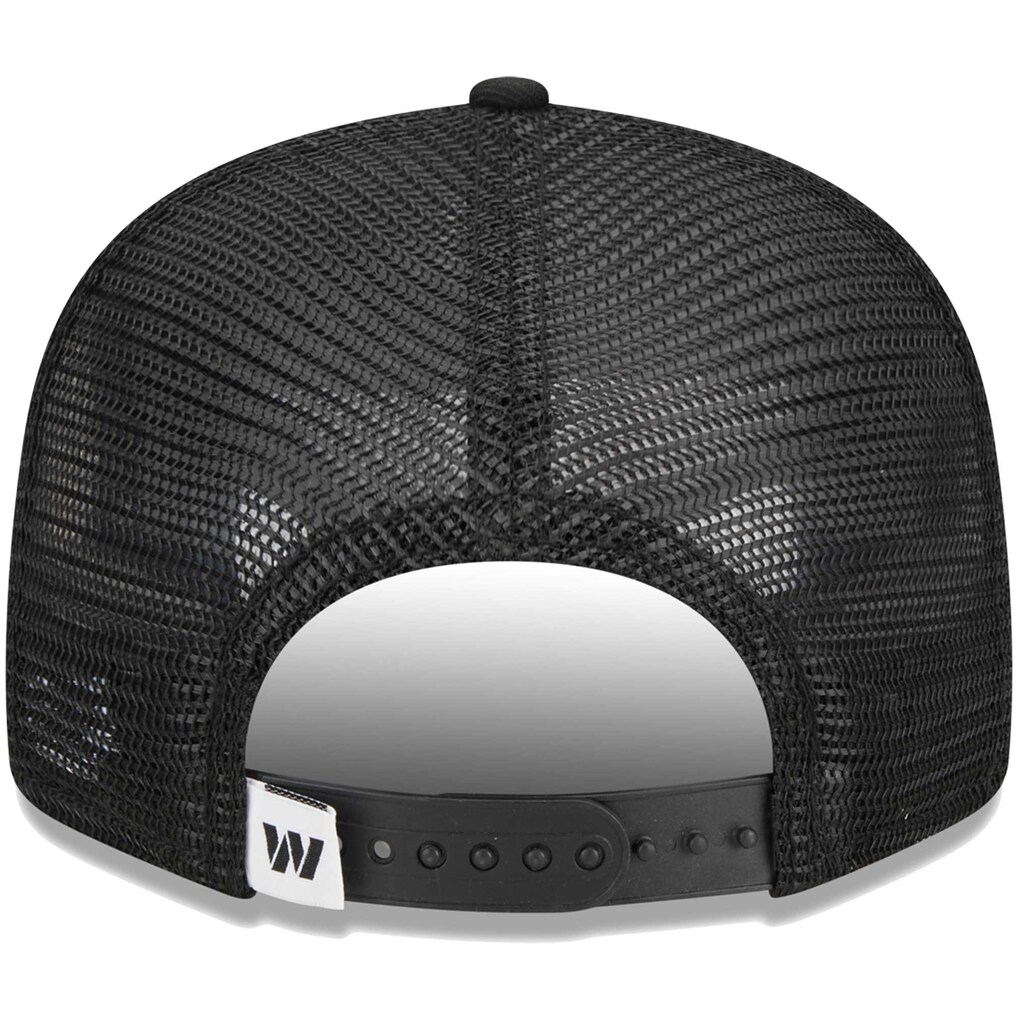 WASHINGTON COMMANDERS EVERGREEN TRUCKER 9FIFTY SNAPBACK HAT - BLACK/WHITE