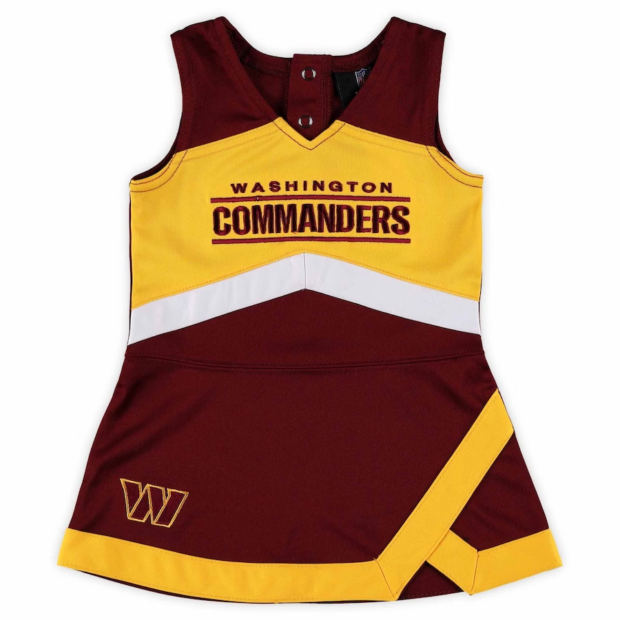 WASHINGTON COMMANDERS INFANT CHEER CAPTAIN JUMPER DRESS