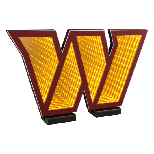 WASHINGTON COMMANDERS LED INFINITY LOGO LIGHT
