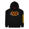 WASHINGTON COMMANDERS MEN'S 2023 SIDELINE PULLOVER HOODED SWEATSHIRT - BLACK