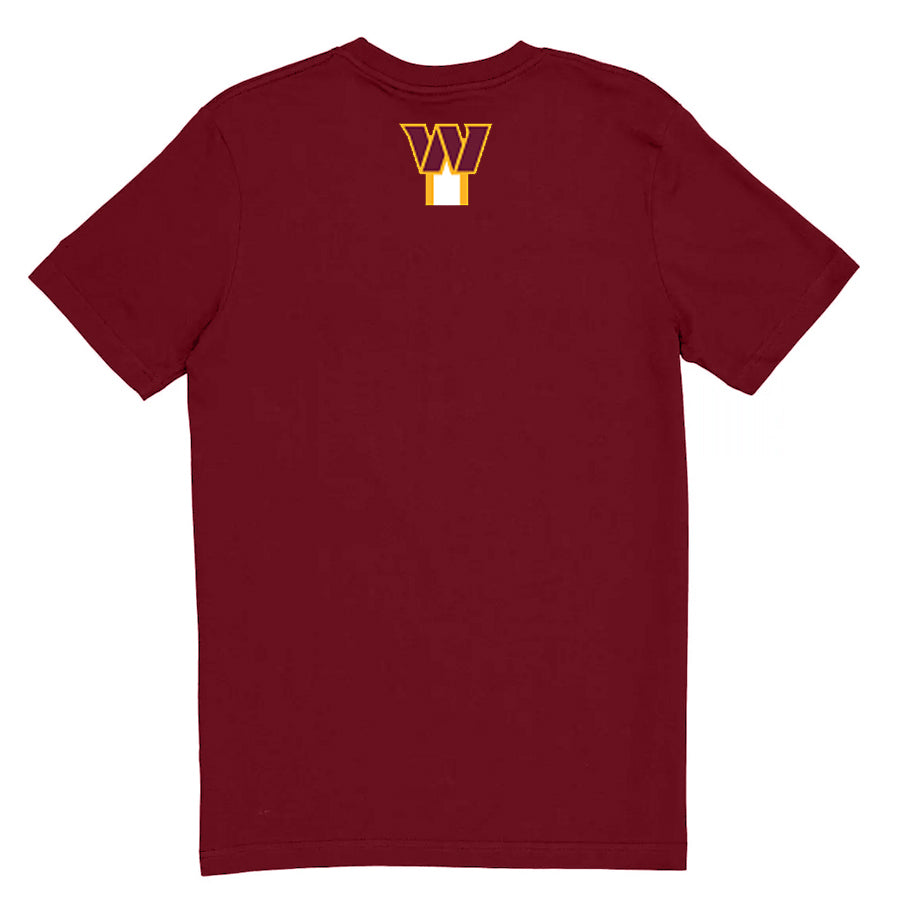 WASHINGTON COMMANDERS MEN'S 2024 NFL SIDELINE 3RD DOWN T-SHIRT - MAROON