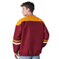 WASHINGTON COMMANDERS MEN'S G-III BY CARL BANKS TOP PLAYER PULLOVER JACKET - MAROON/GOLD