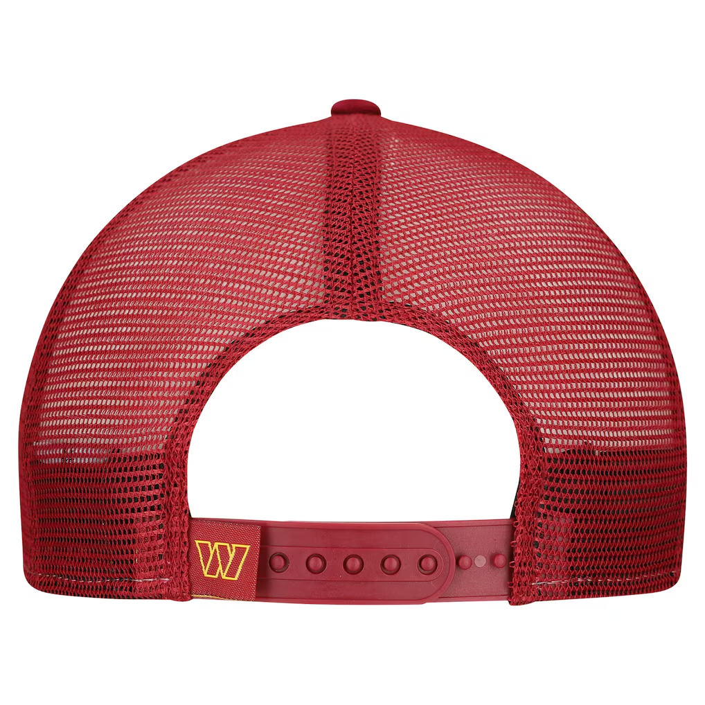 WASHINGTON COMMANDERS OUTDOOR SPLIT PANEL TRUCKER 9FIFTY SNAPBACK HAT