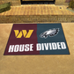 WASHINGTON COMMANDERS / PHILADELPHIA EAGLES HOUSE DIVIDED 34" X 42.5" MAT