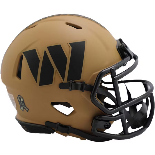 WASHINGTON COMMANDERS RIDDELL 2023 SALUTE TO SERVICE MINI SPEED HELMET