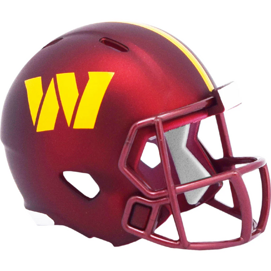 WASHINGTON COMMANDERS RIDDELL POCKET PRO SPEED HELMET
