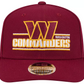 WASHINGTON COMMANDERS STATED 9SEVENTY STRETCH-SNAP ADJUSTABLE HAT - BURGUNDY