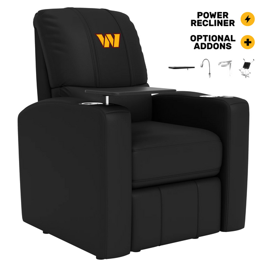WASHINGTON COMMANDERS STEALTH POWER RECLINER WITH PRIMARY LOGO