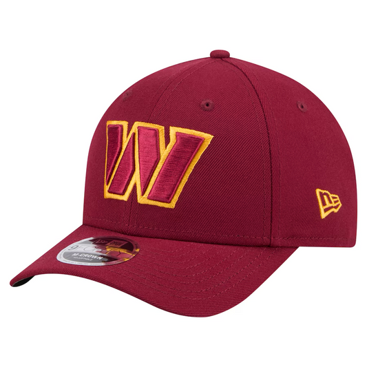 WASHINGTON COMMANDERS TEAM COLLECTION 9FORTY M-CROWN SNAPBACK ADJUSTABLE HAT - MAROON