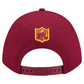 WASHINGTON COMMANDERS TEAM COLLECTION 9FORTY M-CROWN SNAPBACK ADJUSTABLE HAT - MAROON