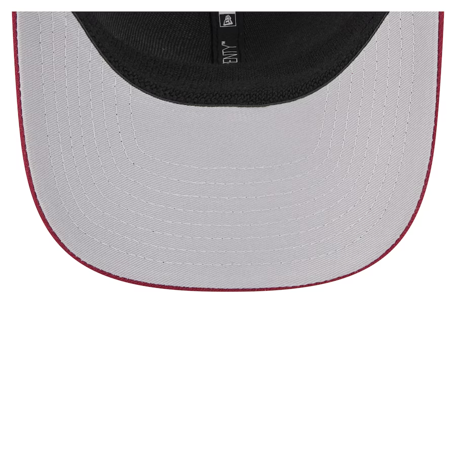 WASHINGTON COMMANDERS TEAM COLLECTION 9SEVENTY STRETCH SNAP ADJUSTABLE HAT - BURGUNDY
